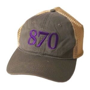“Where I Was Born” Platinum Series Cap Arkansas Fan Area Code 870 Outdoor Casual